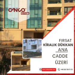 Diyarbakır Kayapınar Ana Cadde Üzeri Kiralık Dükkan